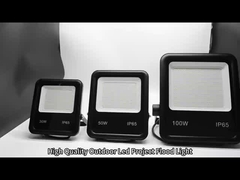 IP65 150w projecteur LED étanche à l'eau en verre trempé en aluminium extérieur