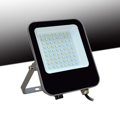 Logement mince antipoussière de PIR Sensor With Tri-Colored Grey de lumières d'inondation d'ODM Dimmable LED